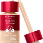 Bourjois Healthy Mix - 52 - Vanilla, Serum Foundation, laat de huid onmiddellijk stralen, hydrateert tot 24 uur lang, vegan formule, dauwachtige finish, houdt de hele dag lang, 30 ml