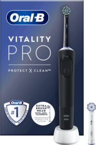Oral-B Vitality Pro Volwassene Roterende-oscillerende tandenborstel Zwart - Afbeelding 2