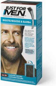 Kleurshampoo Just For Men Donkerbruin Baard/snor (15 ml) - Afbeelding 2