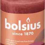 Bolsius Kaarsen - Rustieke Stompkaarsen Set - Rood | Voordeelset