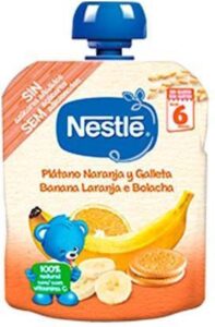 Nestle Naturnes Banana - Orange - Biscuit 6m 90g
