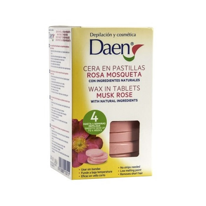 568061_65b61aec39732af3a8034bbdfb6f6215 Daen Depilation Wax In Tablets Musk Rose 300g - Afbeelding 1