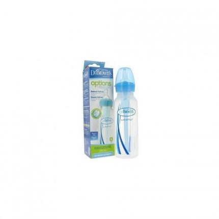 697283_6a11cce07a504f5b6343fb7248d1d0bb Dr Browns Standard Blue Baby Bottle 250ml - Afbeelding 1