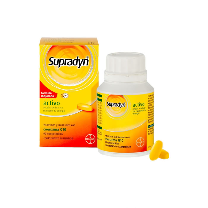 705087_d5580ef706ef22edebd7fb0a343232ff Supradyn Activo Q10 90 Tablets - Afbeelding 1
