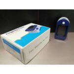 Saturatiemeter Hartslag per Minuut-Pulse Oximeter Vinger-Zuurstofmeter INCLUSIEF 2 BATTERIJEN - Blauw