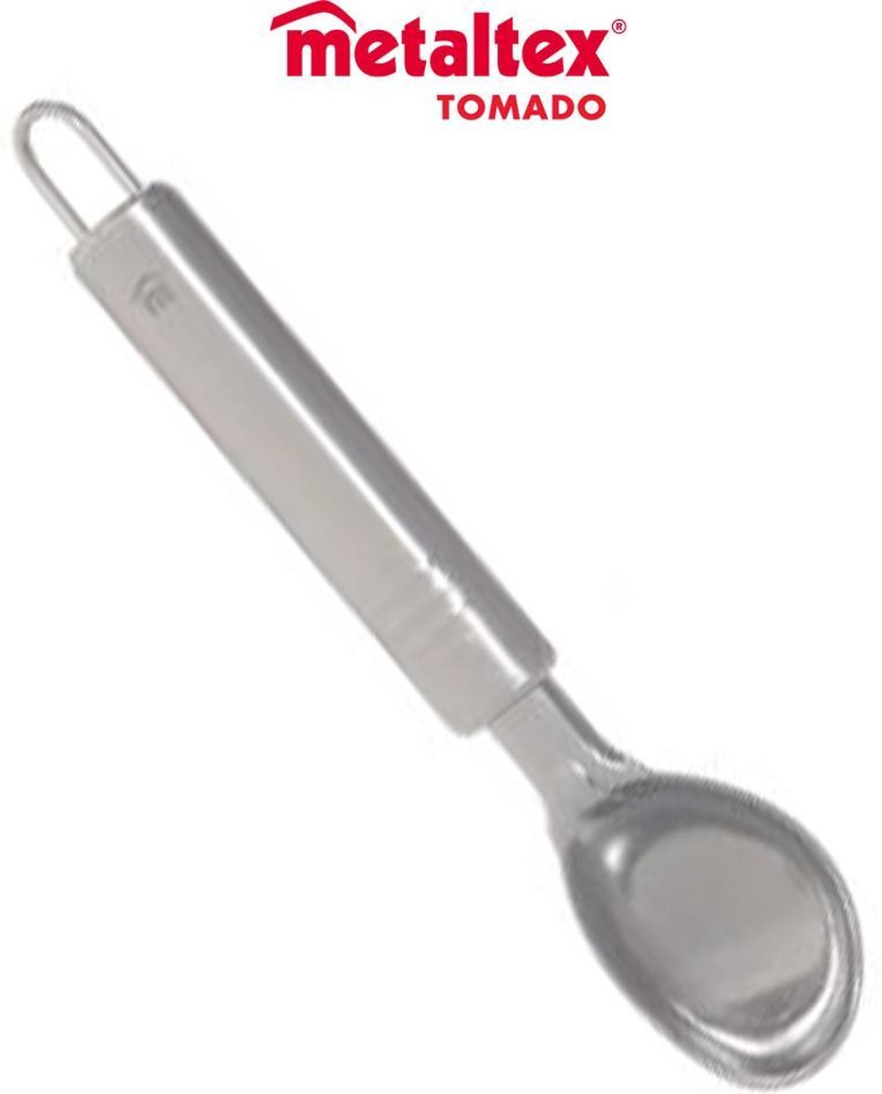 8002522132285 Metaltex By Tomado ijsschep -Inox Roestvrij Staal - Afbeelding 1