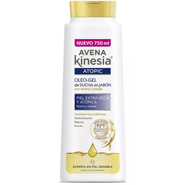 8411135006232 Avena Topic Oleo-gel Ducha By Avena Kinesia 750 Ml - Afbeelding 1