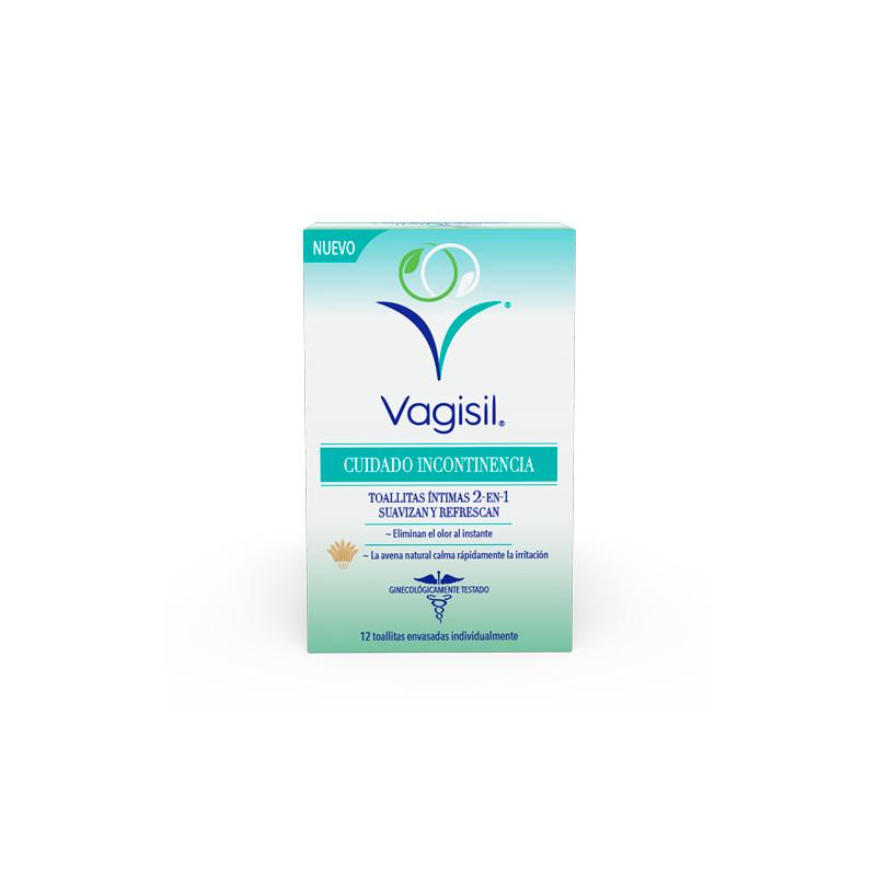 8413853798000 Vagisil Incontinence Care Intimate Wipes 12 Units - Afbeelding 1