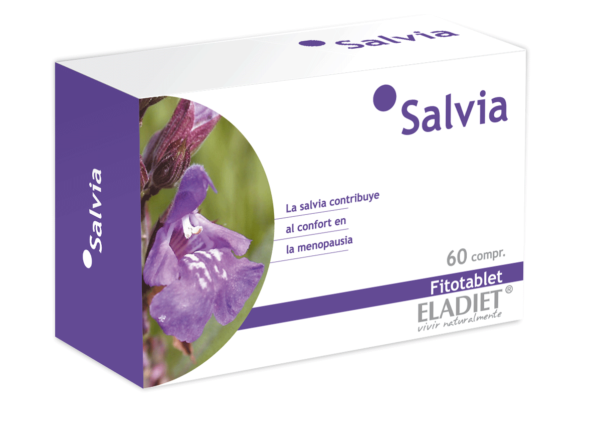 8420101215103 Eladiet Salvia 60 Comp De 330 Mg - Afbeelding 1