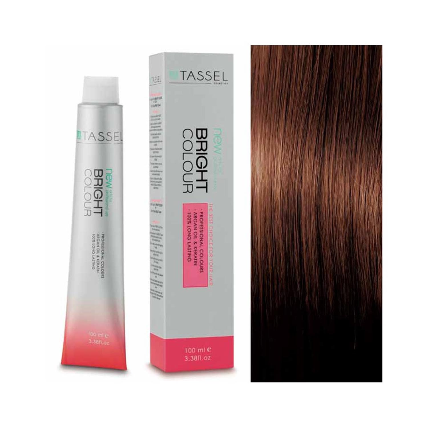 8423029037369 Eurostil Bright Colour Tinte 6,4 Rubio Oscuro Cobre 1un - Afbeelding 1