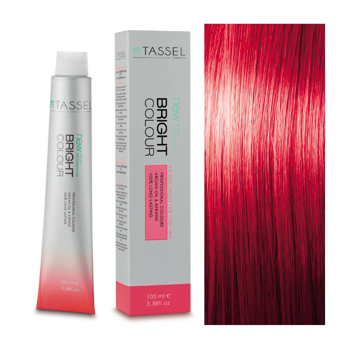 8423029065997 Eurostil Bright Colour Tinte N7,62 Rubio Medio Rojo Cereza 1un - Afbeelding 1