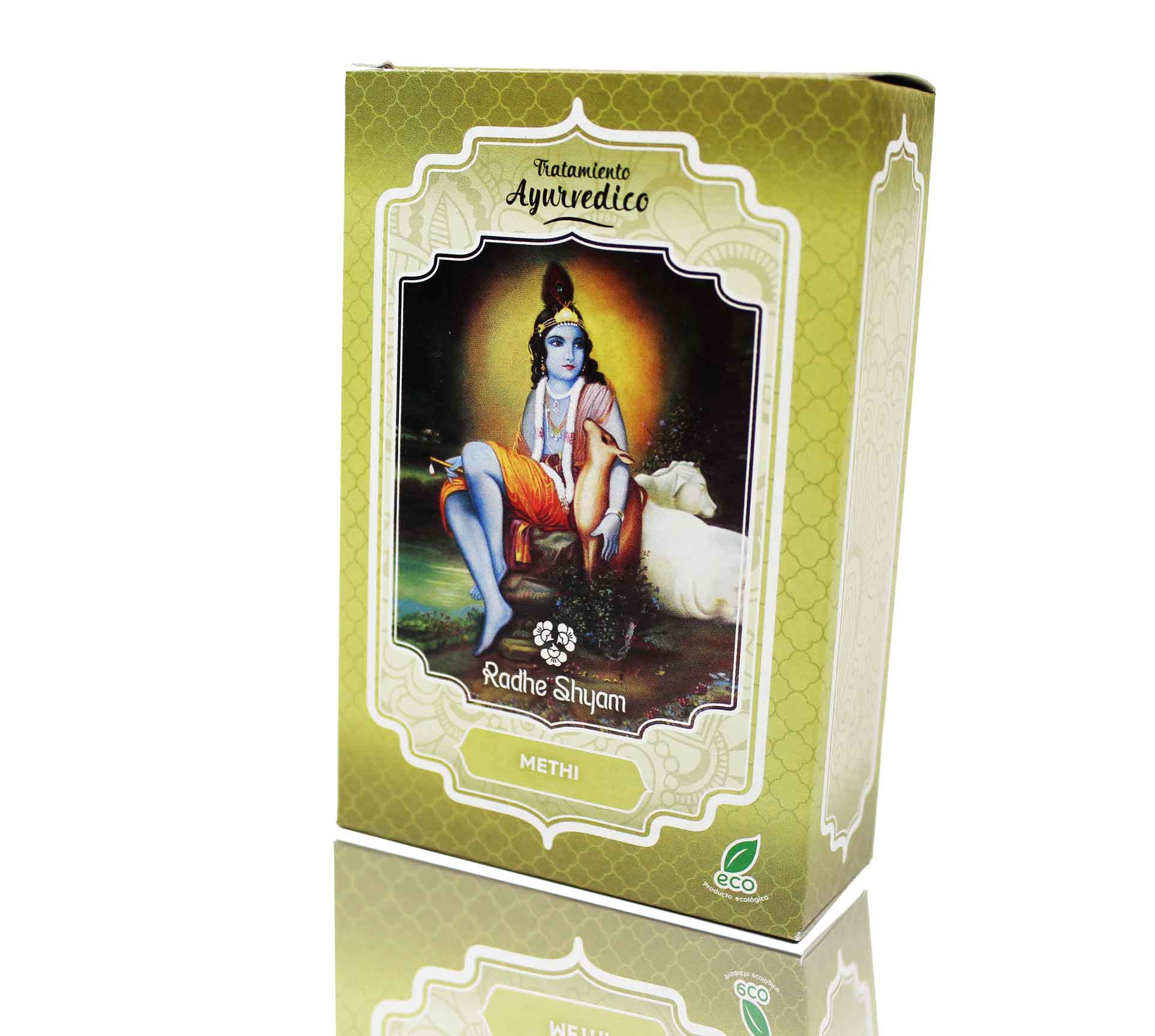 8423645350354 Radhe Methi Tratamiento Capilar Natural Ayurvedico - Afbeelding 1