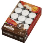 Bolsius Waxinelichtjes 8 Uurtjes 30 Stuks - Wit