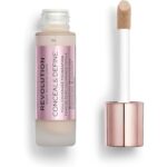 Revolution Make Up Conceal y Define Full Coverage Foundation F4 23ml - Afbeelding 2