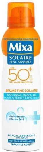 Mixa Solaire Sensitive Zonnebrandspray SPF 50 - 200 ml - Afbeelding 2