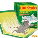 100 stuks - Maxenza Muizen Lijmplanken – Lijmplaat Muizenval – Muizenvallen voor binnen  – 100% pakkans