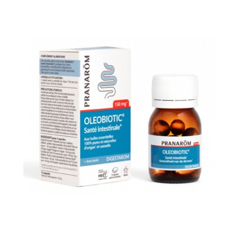 Product_ImageIds_4487827_da836a66 Pranarom Digestarom Oleobiotic Intestinal Health 15 Capsules - Afbeelding 1