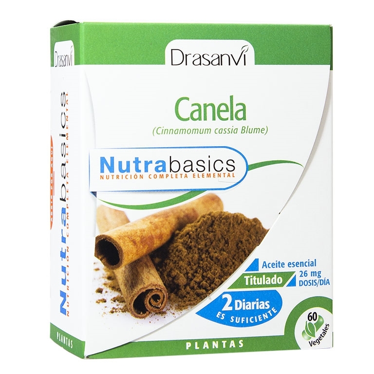 Product_ImageIds_5005555_1690060b Drasanvi Canela 60 Caps Nutrabasicos - Afbeelding 1