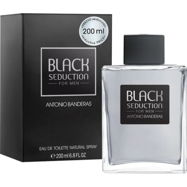 Antonio Banderas Black Seduction Eau de Toilette Spray 200ml