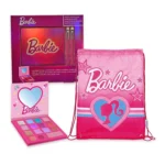 Cartoon Barbie Niños Set Sombra De Ojos y Brillo De Labios 1un