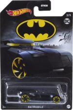 Hot Wheels Speelgoedauto Dc Batmobile 7,5 Cm Staal Zwart/geel - Afbeelding 4