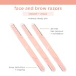 Real Techniques Face and Brow Razors 3 pcs - Afbeelding 3