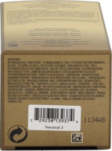 Shiseido Creme Shiseido Huidverzorging Future Solution LX Creme Total Radiance Foundation SPF15 Neutral 3 30 ml - Afbeelding 2