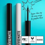 Nyx Professional Make Up Vivid Matte Liquid Liner #black 2 Ml - Afbeelding 3