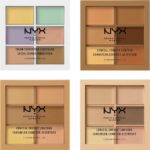 NYX PMU NYX Professional Makeup Conceal, Correct, Contour Palette - Light 3CP01 - Concealer palet - 9 gr - Afbeelding 6
