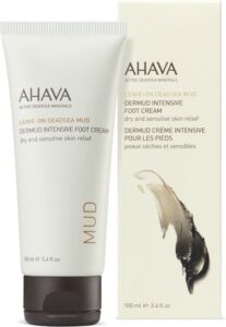 AHAVA Dermud Intensive Foot Cream - Intensely Hydrates, Moisturizes & Heals Dry Cracked Heels and Feet, Enriched with Patented Osmoter and Dermud, Hippophae Oil, Lavender Oil & Shea Butter, 3.4 fl.oz - Afbeelding 3