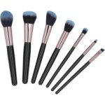 MIMO Makeup Brush Set Black 7 Pcs - Afbeelding 2