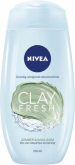 NIVEA Clay Fresh Douchegel Ginger en Basil - 250 ml