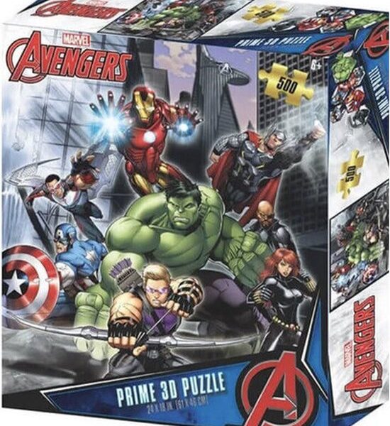 Prime 3D Avengers Battle - Prime 3D Puzzle (500)