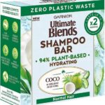 GARNIER ULTRA DOUX - LOVING BLENDS - KOKOS & ALOE VERA - VEGAN - SILICONENVRIJ - ZONDER CONSERVEER MIDDELEN - SHAMPOO BAR - SHAMPOO ZEEP - VOORDEEL - 3 X 60GRAM