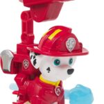 PAW Patrol The Mighty Movie - Set met speelfiguur met rugzak met clip en 2 projectielen - stijlen kunnen variëren