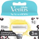 Gillette Venus Comfortglide Luipaard - Voor Een Gladde Scheerbeurt - 3 Navulmesjes