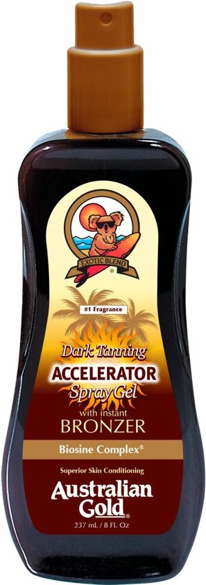 productImage-39 Australian Gold Dark Tanning Accelerator met Bronzer - 237 ml - zonnebrandolie - Afbeelding 1