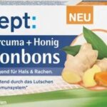 tetesept Keelbonbons Gember + Kurkuma + Honing Pastillen 20 Stuks 20 g