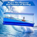 Onzinkbare Surfing Boy Wave Boat Fluid Toy in a Box fles Bureau Decoraties Speelgoed Geschenken Liquid Wave Cruise Vloeistof Schip Decoratie Ornament