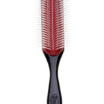 Denman Classic Styling Originals Brush D4 Large 9 Rij  zwart rood wit  Borstel Ref de004brw 1stuks