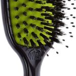 Wet Brush - Shine Enhancer Haarborstel - Ultra-zachte IntelliFlex natuurlijke varkenshaar - Zwart