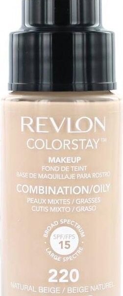 Revlon Colorstay Foundation With Pump - 220 Natural Beige (Oily Skin)