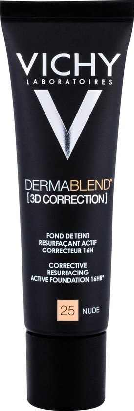 274x840-172 Dermablend 3d Correction Resurfacing Foundation By Vichy #25-nude - Afbeelding 1