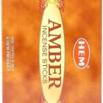 HEM Wierook - Amber - Slof (6 pakjes/120 stokjes)