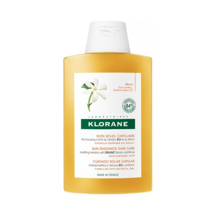 3282770150513_1 Polysianes Monoi And Tamanu Bio Nourishing Shampoo By Klorane 200 Ml - Afbeelding 1