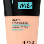 Fit Me Matte+poreless Foundation By Maybelline #124-soft-sand