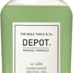 Depot 406 transparent shaving gel brushless 100ml