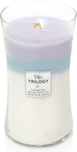 WoodWick Hourglass Large Trilogy Geurkaars - Calmin Retreat - Afbeelding 4
