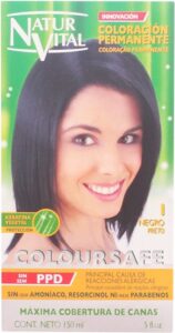 Coloursafe Permanent Dye By Natur Vital #1-black