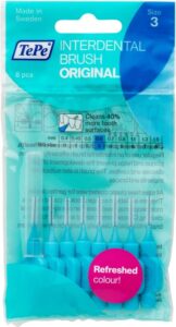TePe Interdentale Ragers Original 0,6 mm Blauw zakje à 8 stuks